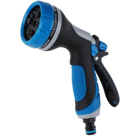 Garden Hose Nozzle,Hose Spray Nozzle with Adjustable 10 Watering Patterns,Slip Resistant High Pressure Water Hose Nozzle Sprayer for Plants & Lawns Watering,Car Washing and Pet Showering