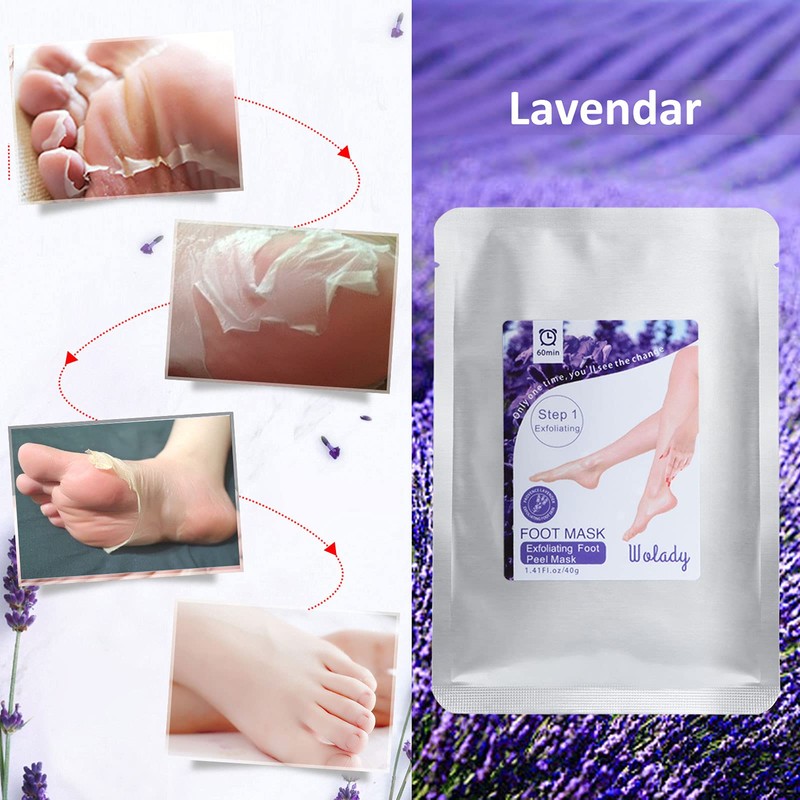 Foot Peeling Mask, Foot Masks / Exfoliating Socks for Calluses,