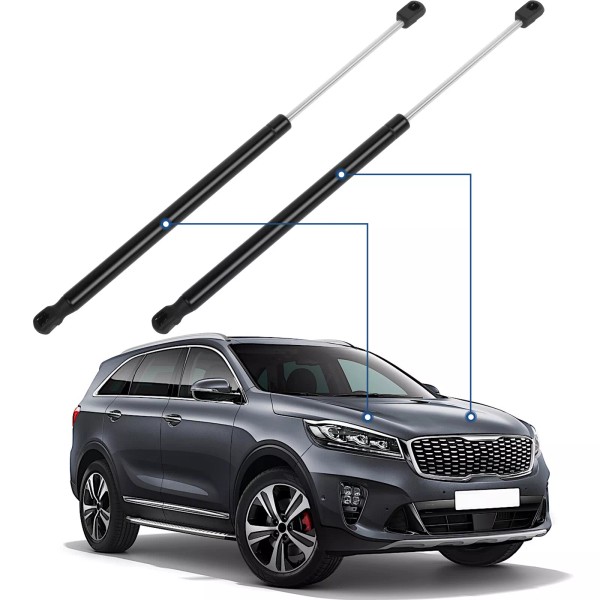 autobasicparts For 2011-2015 Kia Sorento 2 Pcs Front Hood Gas