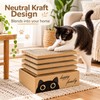 Cardboard Cat Scratcher Bed for Indoor Cats – Durable 5-Layer