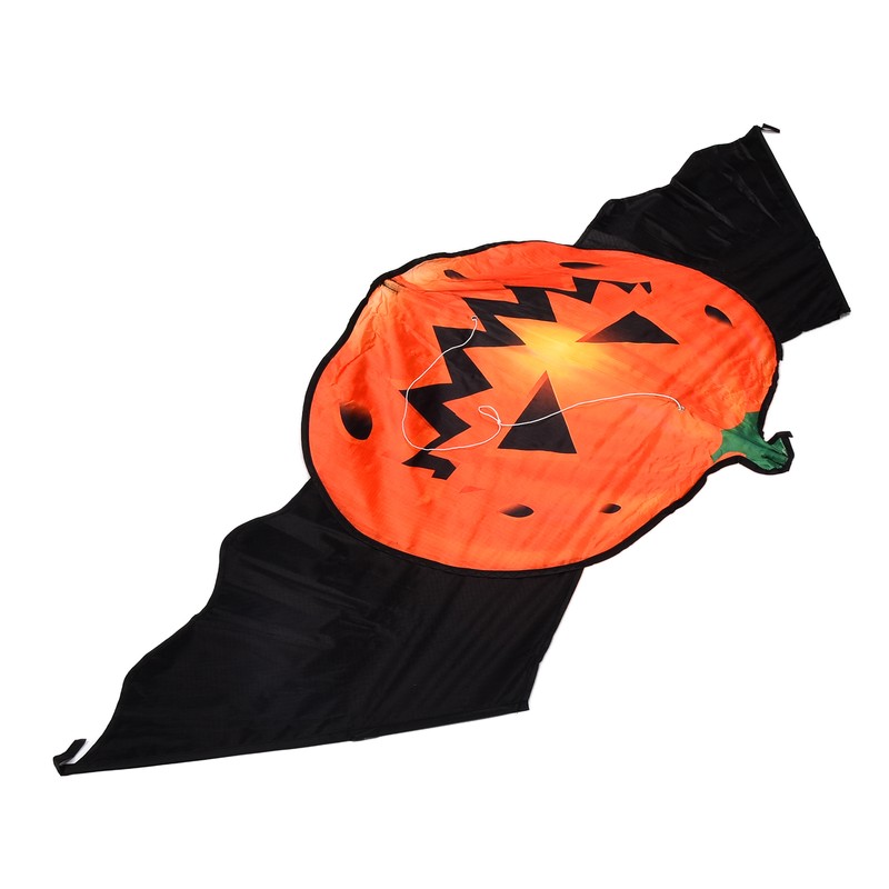 Children Cartoon Devil Pumpkin Kite Super Size 210T Polyester Kite