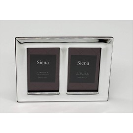 Siena 2x3 Sterling Silver Plain Picture Frame, Boutique Quality Photo Frame, Collection