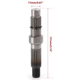 Minho GY6 150CC Rear Output Shaft Compatible with Chinese GY6 152QMI 157QMJ Engine Scooter Moeds ATV Go Kart,Short Style