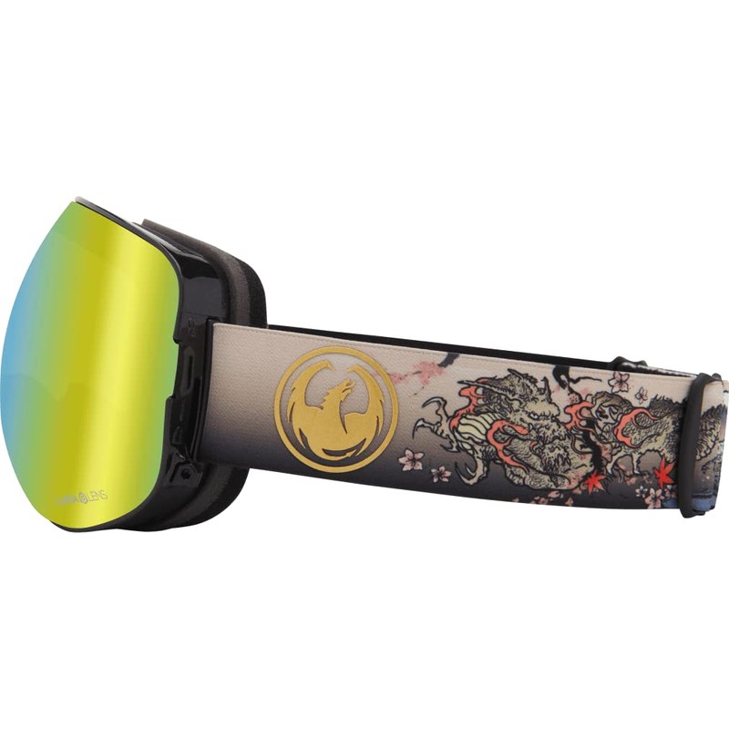 Dragon Alliance X2 Edo Lumalens Gold Ion Snow Goggles