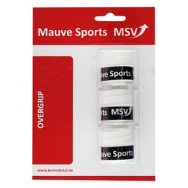 Mauve Sports Prespi-Absorb Tennis Overgrip 3 Pack White ()