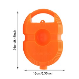 Tennis Trainer Rebound Ball with 3 String Balls, Portable Tennis Training Tool, Tennis Rebounder Ball, Solo Tennis Training Equipment for Self Tennis Pracitce Training Beginner(Color:Orange)