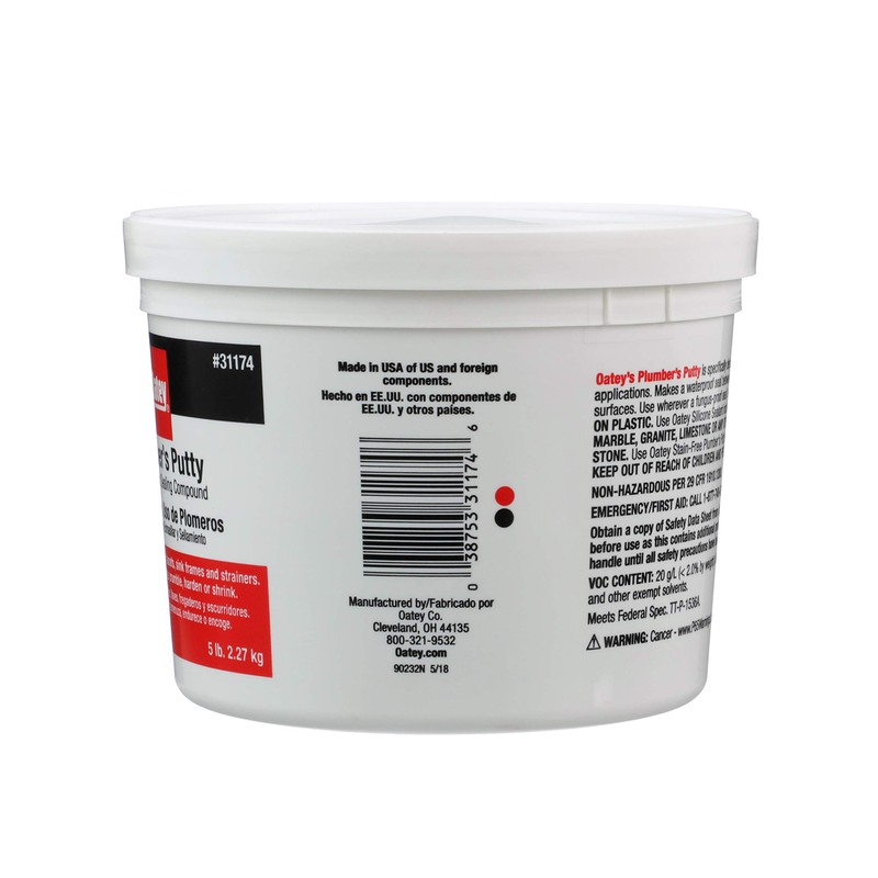 Oatey Oatey-31174 31174 Plumber's Putty, Small