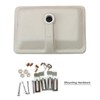 MEJE #202H -18 Inch Vessel Sink Rectangle Undermount Bathroom Sink