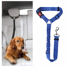 DOETYD Dog Car Seat Belt - Adjustable Pet Pillow Harness, Cushioned Leash, Nylon Durable Elastic Leash, Car Safety Restraint