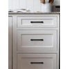 khtumeware 2 Pack Matte Black Cabinet Pulls 10 Inch(256mm) Center