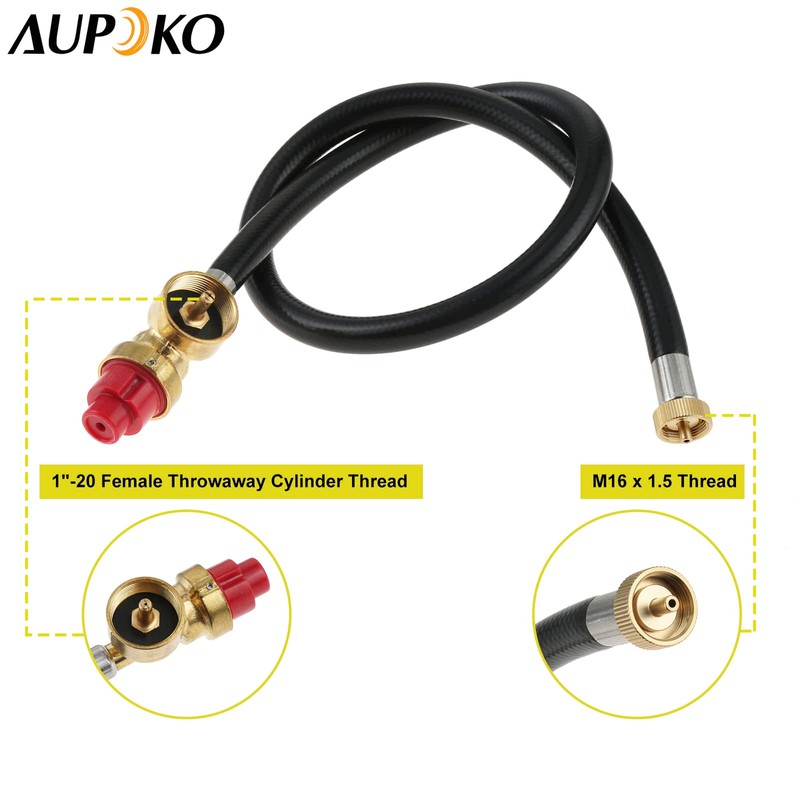 Aupoko Dual Fuel Camp Stove Replacement Hose, Portable Propane Stove