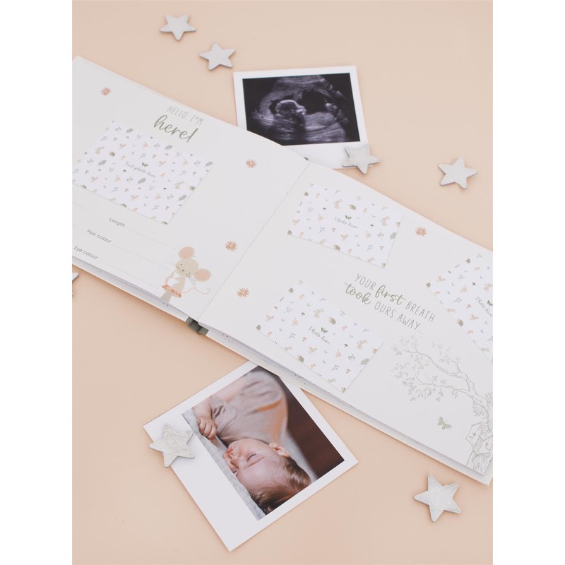 Baby Milestone Journal Keepsake Toddler Newborn Shower Christening Gift Diary
