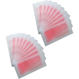 Tiras de Cera Depilatoria para Todo el Cuerpo Unisex 20 Piezas Papel Depilatorio Desechable para Axilas y Extremidades Piel Sensible Bandas para Depilar Uso Corporal y Facial