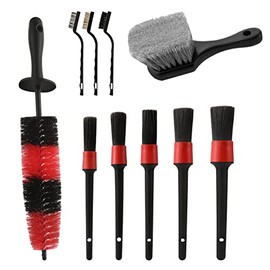 Xtryfun Deatiling Brush Set Car Cleaning Kit, Car Drill Brush Set for Wheels, Dashboard, Engine.Leather, Carpet
