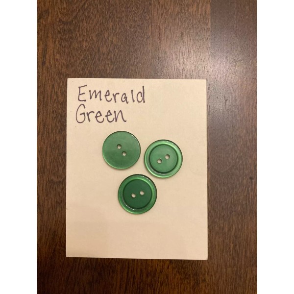 J's Button Hole NEW 25 3/4 INCH EMERALD GREEN PEARL