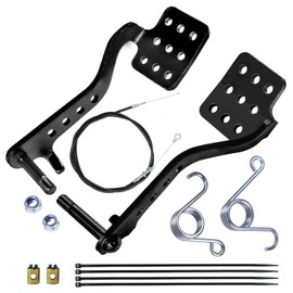 HOLATO Go Kart Pedals 71" Throttle Cable with Brake Throttle Return Springs kit for Predator 196cc 212cc 6.5hp Road Rocket Azusa Radio Flyer Vintage Carter Super Wheel Kids Go-Kart Cart Part Black