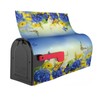 Duduho Spring Butterflies Hydrangeas Daisies Flowers Mailbox Cover Magnetic Mailbox