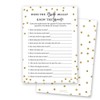 24 cnt How Well Does Bride Know Groom Bridal Shower