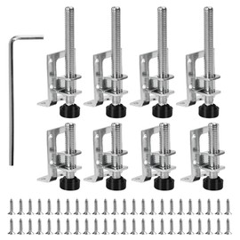 YBCCBY 8 PCS M10 Heavy Duty Leveling Feet 58/108 mm Adjustable Furniture Leveler Feet Height Adjustable Feet with 48 Small Screws, Furniture Leveling Legs for Furniture, Table, Shelves, Cupboards