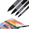 Lightwish Watercolor Brushes Set, Synthetic Squirrel Hair Paint Brushes Kit