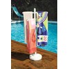 SWIMLINE HYDROTOOLS 89032 Free Standing Poolside Adjustable-Towel Rack With Water