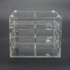 8 Layers False Eyelash Extension Carry Case Transparent Acrylic Storage