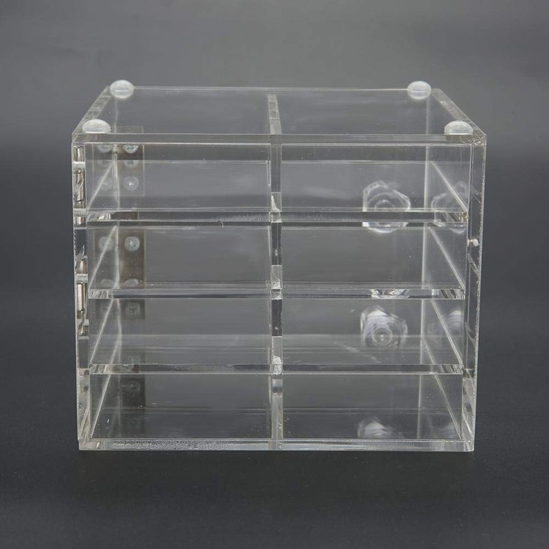 8 Layers False Eyelash Extension Carry Case Transparent Acrylic Storage