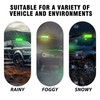 WINECO Green 72LED Roof Top Strobe Lights, High Visibility Emergency