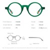 HEPIDEM 9270 - anteojos de acetato multicolor para mujer, estilo