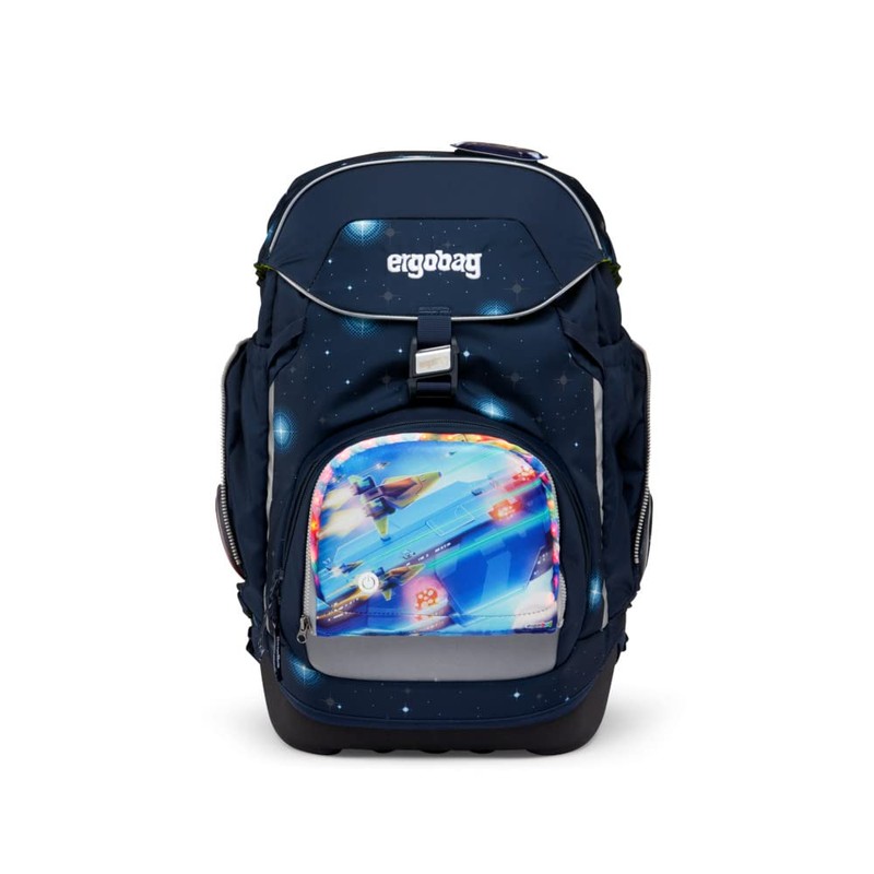 ergobag LED Zippies School Bag Accessory Front Pocket Motif Worlds