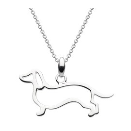 JennyWrenJewels® Dog Jewellery | Sterling Silver Dachshund Necklace for Women & Children | Chain lengths for all ages | Dachshund Jewellery Gift (14)