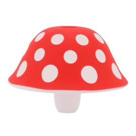 Embudo de Champiñones para Cocina, Lindo Embudo de Silicona Plegable con Boca Ancha, Mini Embudo para Llenar Botellas Pequeñas, Dispositivos de Cocina Rojos, Lavavajillas Seguros