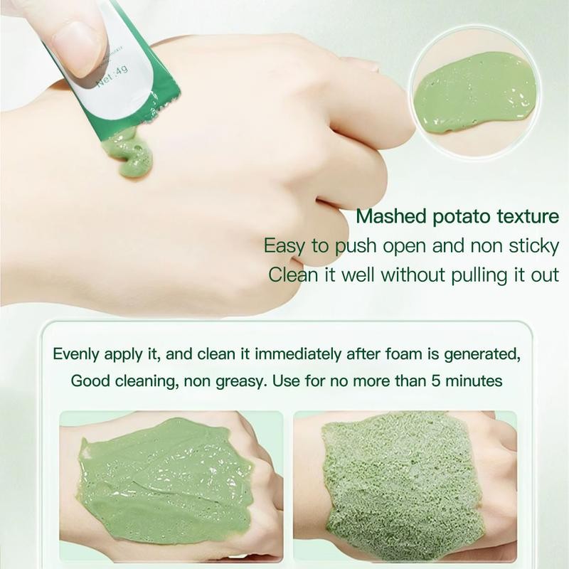 Centella foam facia lmask can remove black and control oil,deeply