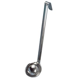 Stainless Steel Soup Kitchen Ladle Spoon with Hook Samuel Groves (8oz)