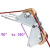 NLZDDQ Two-Wheel Portable Pulley Device,Angle-Adjustable Pulley Device,Lifting Equipment,Labor-Saving Transportation Equipment,Products