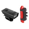 Bicycle Set Kit Lampara Luz Led Recargable Ipx6 Impermeable Bicicleta