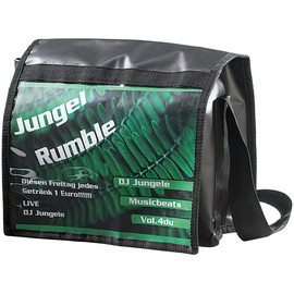 Xcase Photo Bag: Shoulder Bag with A4 Advertising Window, Landscape (Window Bag, Shoulder Bags, Clear Window Bags), black