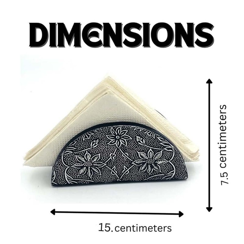 Zyntix Wooden Napkin Holder - Elegant Napkin Holder for Table