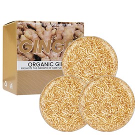 3PCS Ginger Hair Shampoo Bar - Revitalizing Growth, Improved Shedding, Cleaning Dandruff & Discomfort