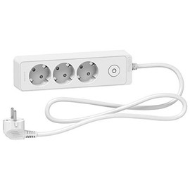Schneider Electric ST9431W 1.5m 3 Way White Multi Socket