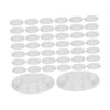 BESPORTBLE 100Pcs Fishing Line Discs Durable Lure Stoppers for Fishing