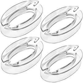 Window Blind Cord Winder, Safety Baby Proof Blind Cord Holder Wrap, Childproof Clear Plastic Windows Shade String Clips,Blind String Holder,No Wall Damage (4 Pack)