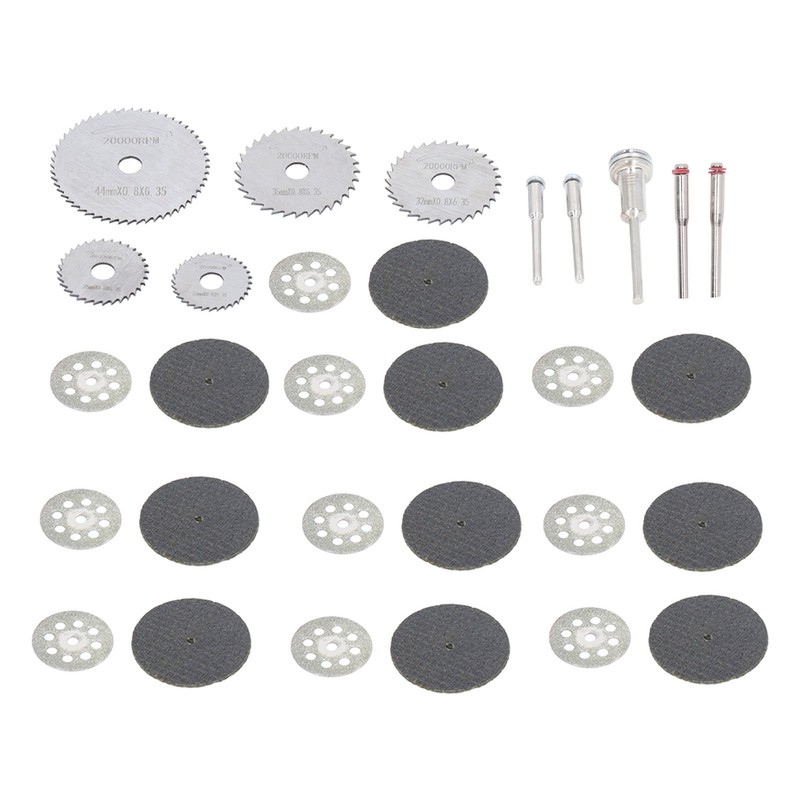 30Pcs Cutting Wheel Discs High Speed Steel Saw Blades with