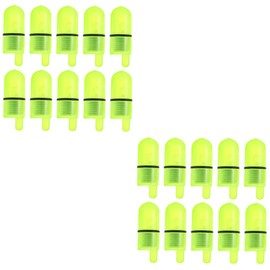 LIOOBO 60 pcs LED Night Fishing Rod Bite Bait Alarm Light with Twin Bells Ring Fishing Bite Alarm Indicator On Fishing Rod Sea Fishing Rod Light Clip Green Fishing Accessories