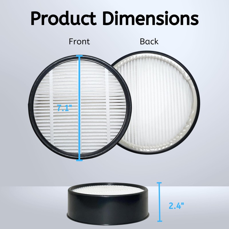 Nispira Filter Replacement for Holmes Egg Air Purifier 360° HAP600B-TU