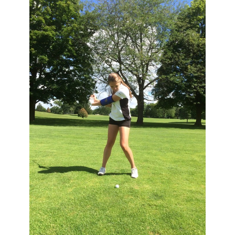 Golf Aid, Swing Trainer, Keep Your Arm Straight, HELP "Straight