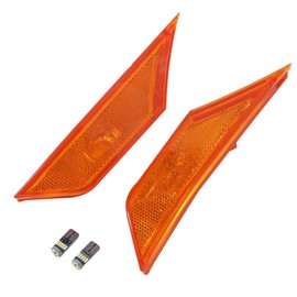 Honda Side Marker Turn Signal Light Lamp Left and Right Set Civic Hatchback Sedan US Specifications FK7 FK8 FC1 CIVIC Type R Custom Parts General Purpose External Product (Amber Lens)