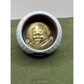 BALL BARRY SANDERS - LIONS - GOLF BALL SHOT GLASS - ***SIGNED***