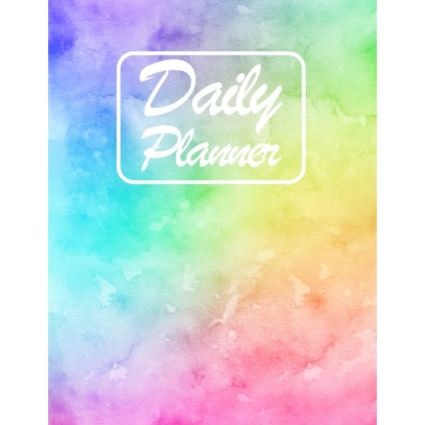 Daily Planner: Daily Planner Undated Page A Day Girl Teens,