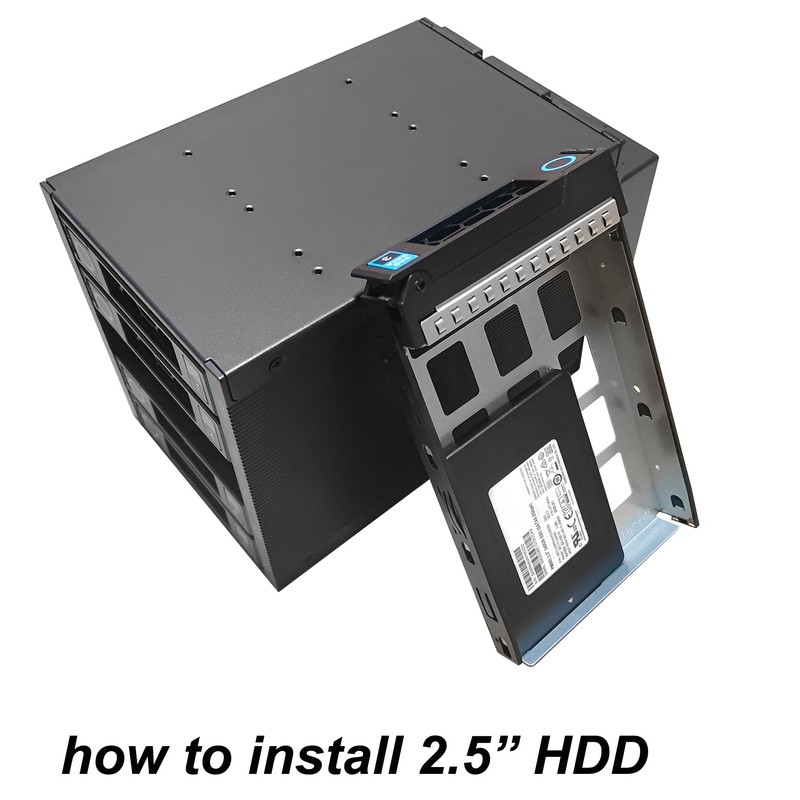 RackChoice Internal Hard Drive Enclosure 5x2.5”/3.5” SATA/SAS Hard Drive Backplane